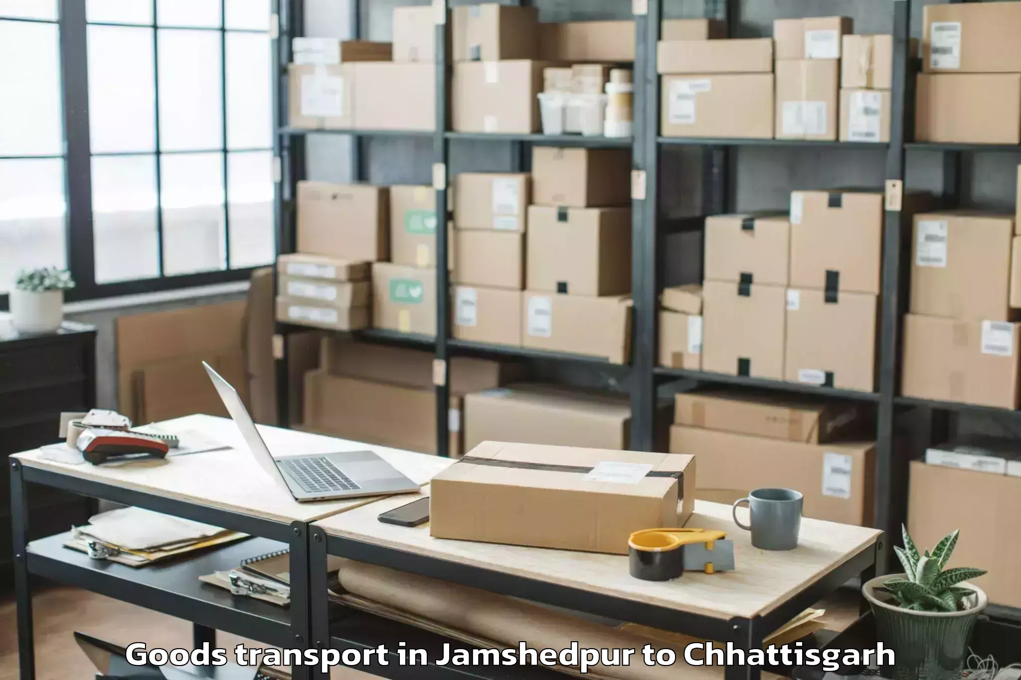 Jamshedpur to Saraipali Goods Transport Booking